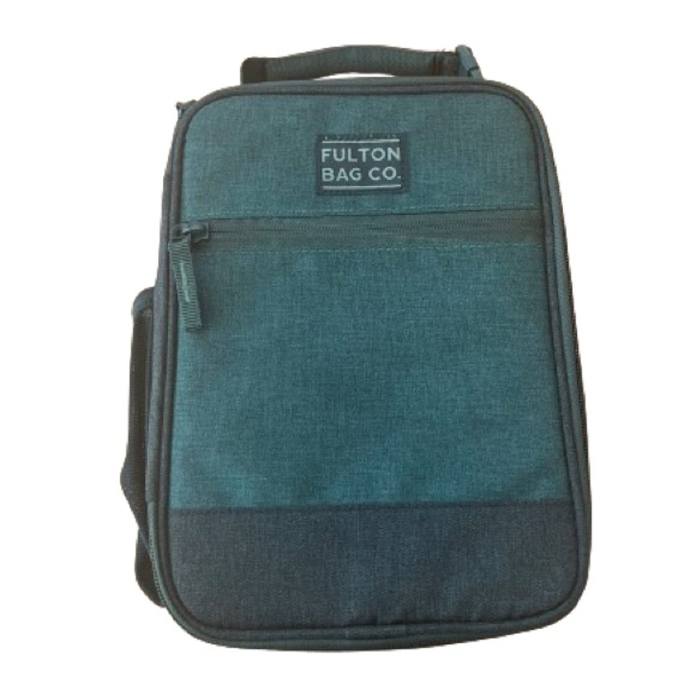 Fulton Bag Co. Insulated Green Lunch Box With Hardliner